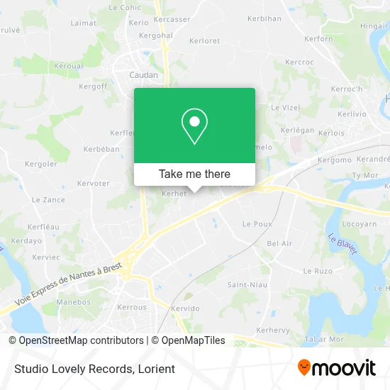 Studio Lovely Records map