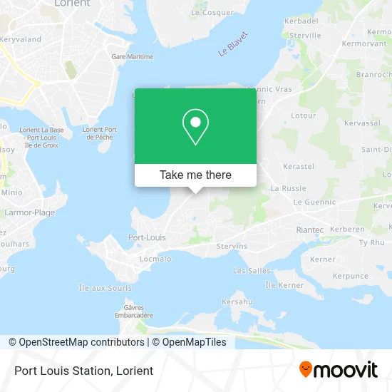 Port Louis Station map