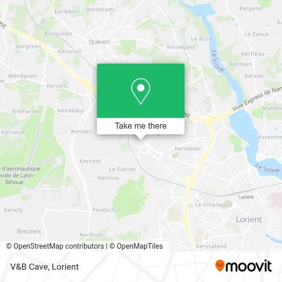 V&B Cave map