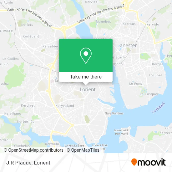 J.R Plaque map