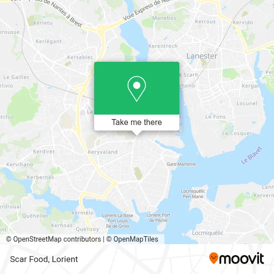 Scar Food map
