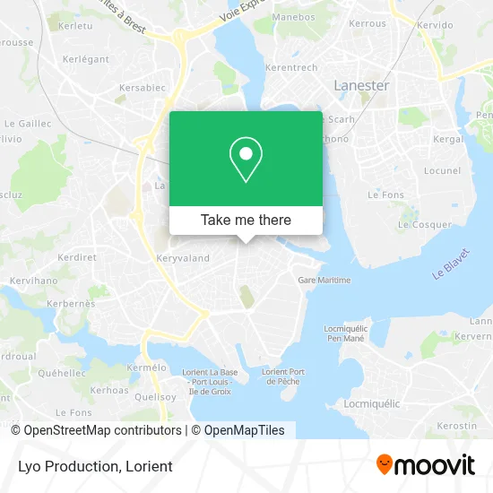 Lyo Production map