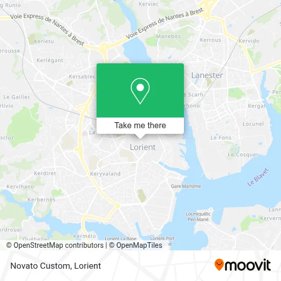 Mapa Novato Custom