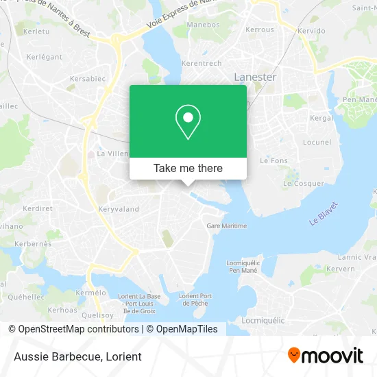 Aussie Barbecue map
