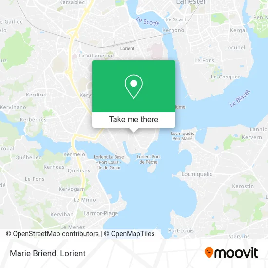 Marie Briend map