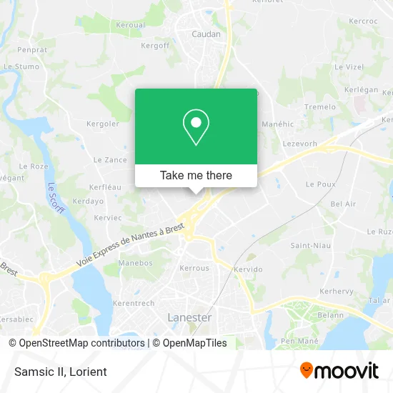 Samsic II map