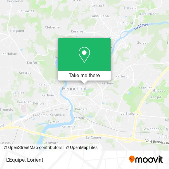 L'Equipe map
