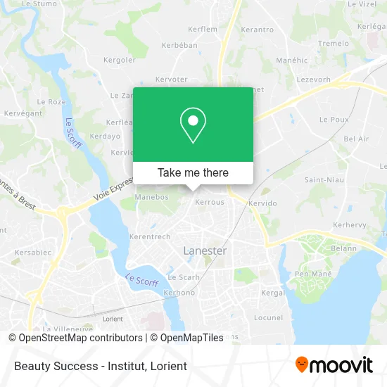 Beauty Success - Institut map
