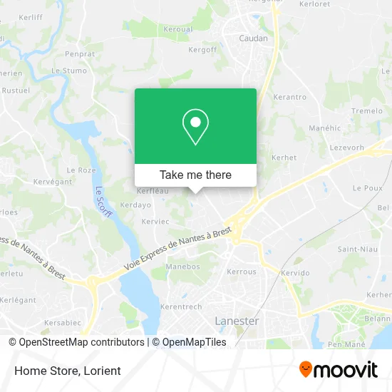 Home Store map