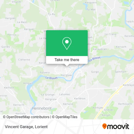 Garage Vincent map