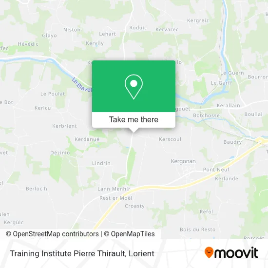 Training Institute Pierre Thirault map