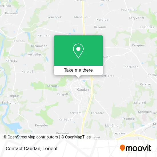 Contact Caudan map