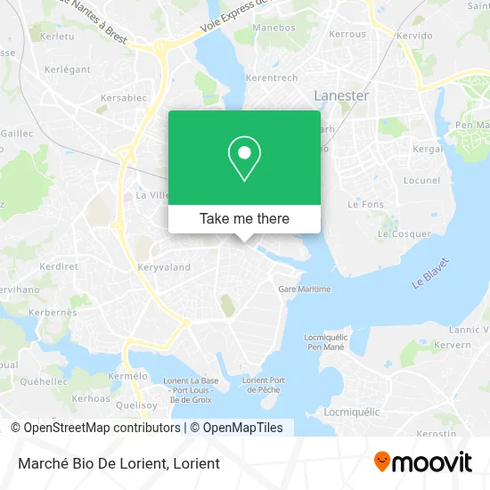 Marché Bio De Lorient map