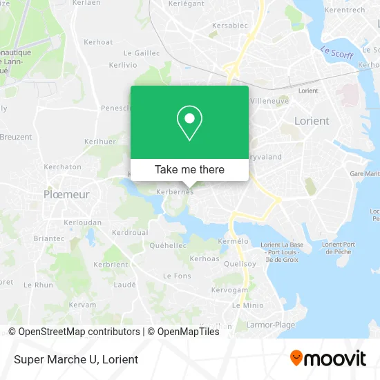 Super Marche U map