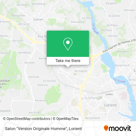 Salon "Version Originale Homme" map