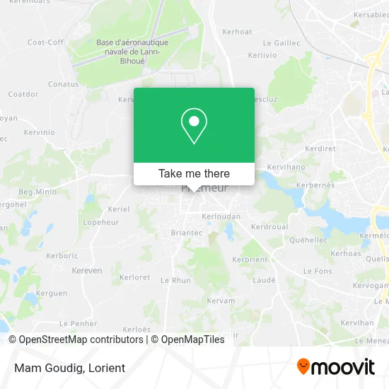 Mam Goudig map