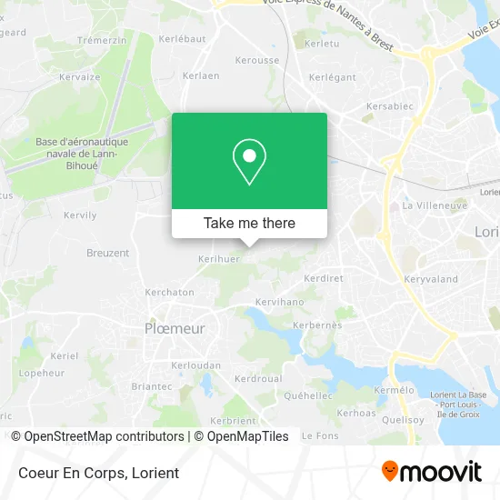 Coeur En Corps map