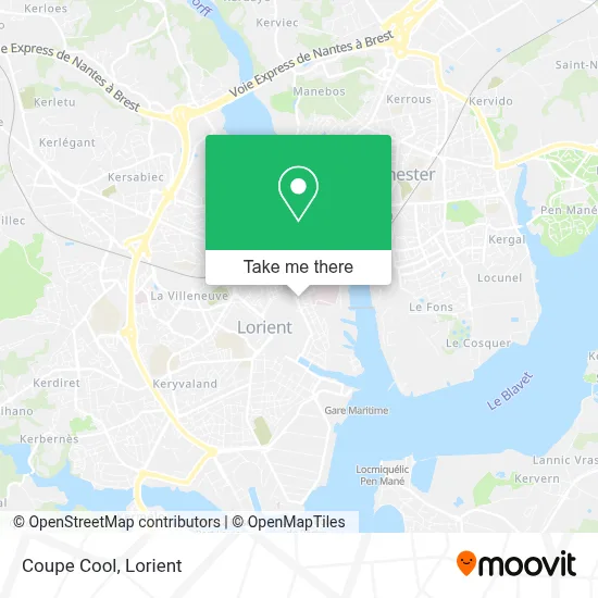 Coupe Cool map