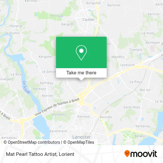 Mat Pearl Tattoo Artist map