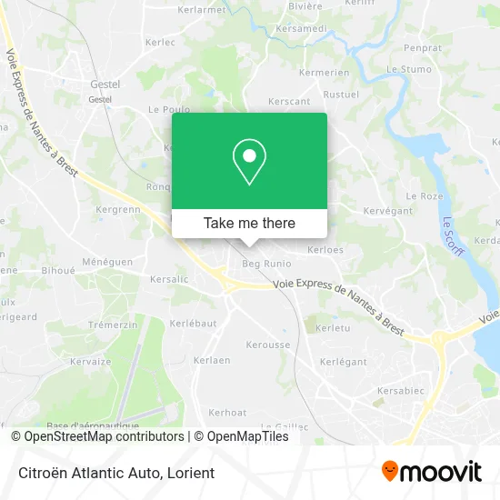 Citroën Atlantic Auto map