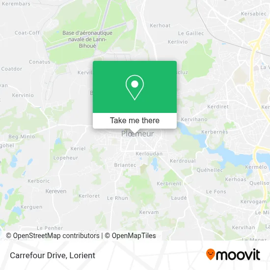 Carrefour Drive map