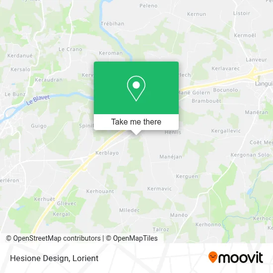Hesione Design map