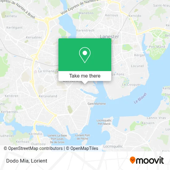 Dodo Mia map