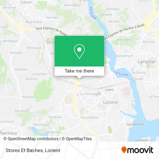 Stores Et Baches map