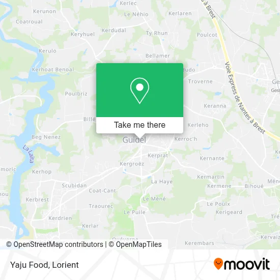 Yaju Food map