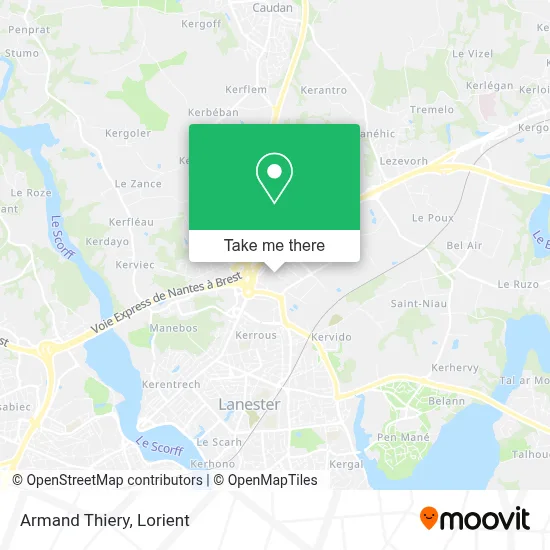 Armand Thiery map