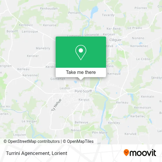 Turrini Agencement map