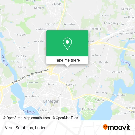 Verre Solutions map