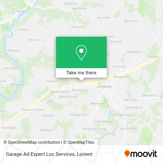 Garage Ad Expert Loc Services map