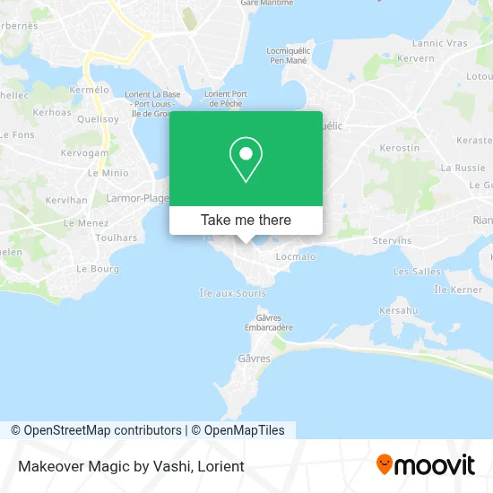 Makeover Magic by Vashi map