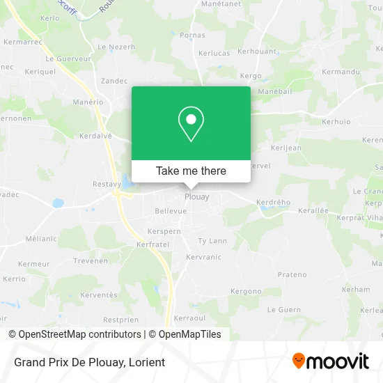 Grand Prix De Plouay map