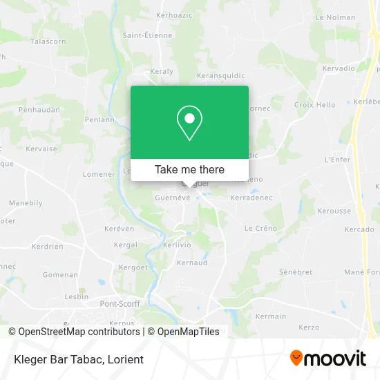 Kleger Bar Tabac map