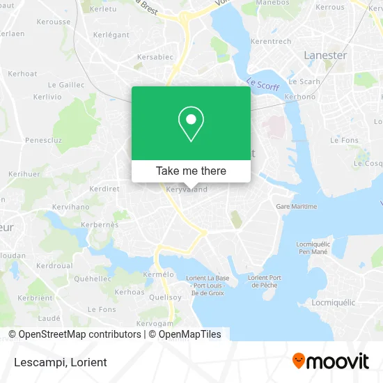 Lescampi map