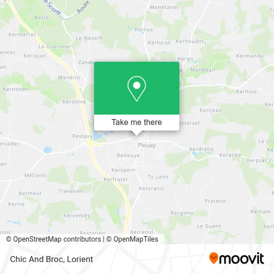 Chic And Broc map
