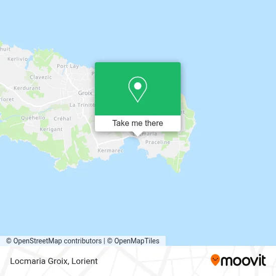 Locmaria Groix map