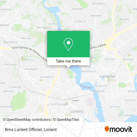 Bmx Lorient Officiel map