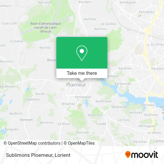 Sublimons Ploemeur map