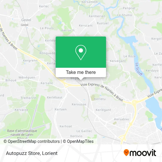 Mapa Autopuzz Store