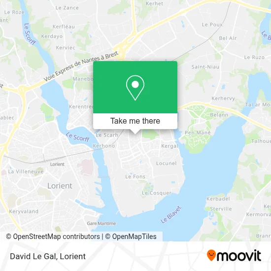 David Le Gal map