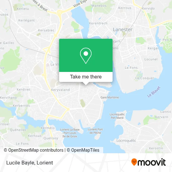 Lucile Bayle map