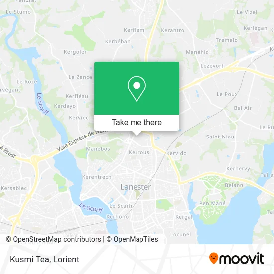 Kusmi Tea map