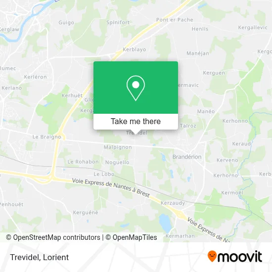 Trevidel map