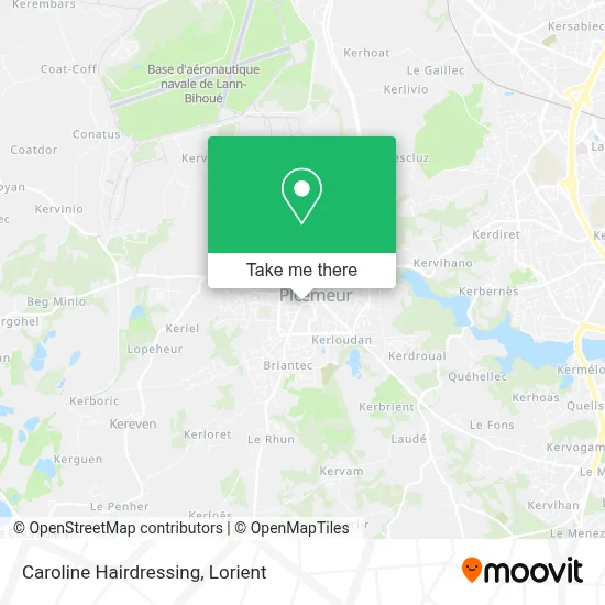 Coiffure Caroline map