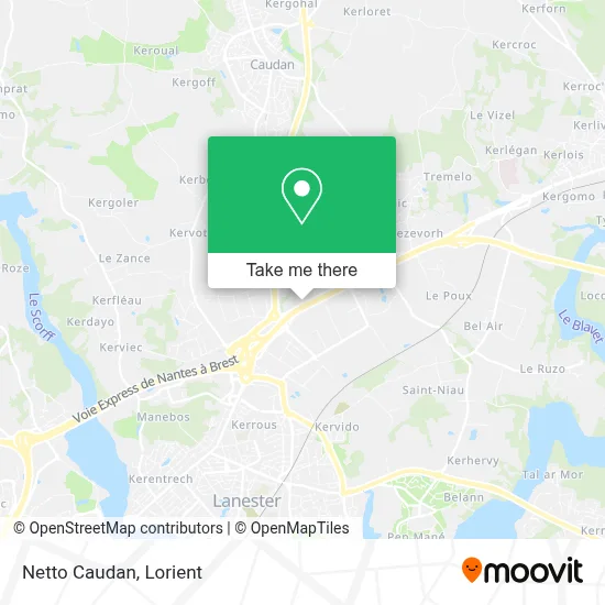 Netto Caudan map