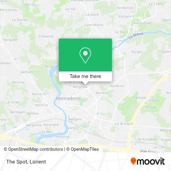 Le Spot map