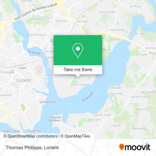 Thomas Philippe map